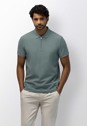 Jersey-polo-met-halve-rits