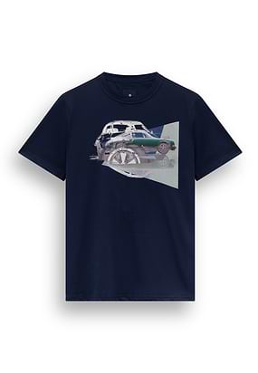 T-shirt-met-grafische-auto-print