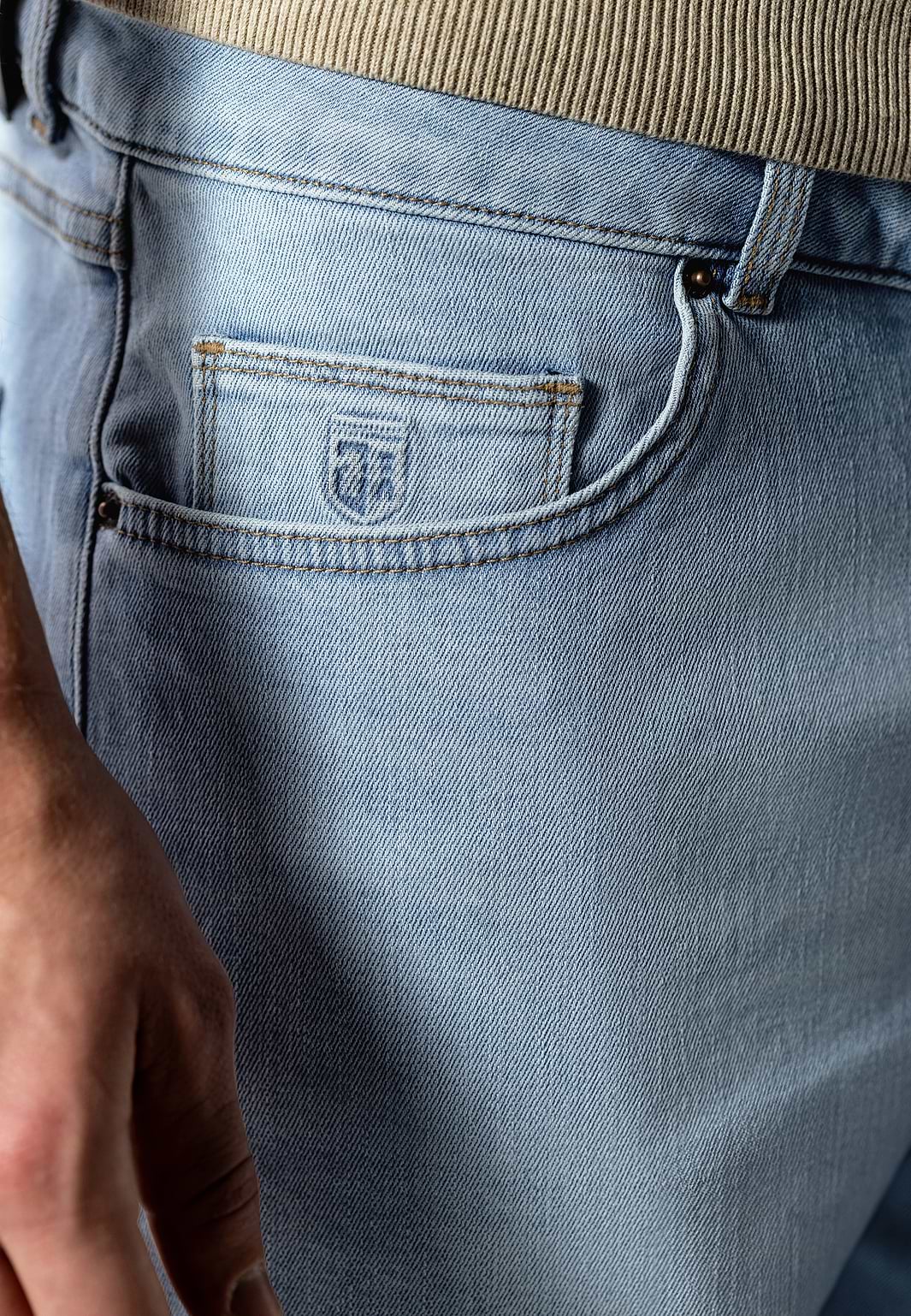Denim-short-van-katoen-met-stretch