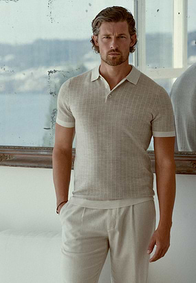 ATELIER-gebreide-polo-van-merinowol