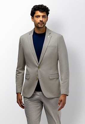 Regular-fit-blazer-met-stretch