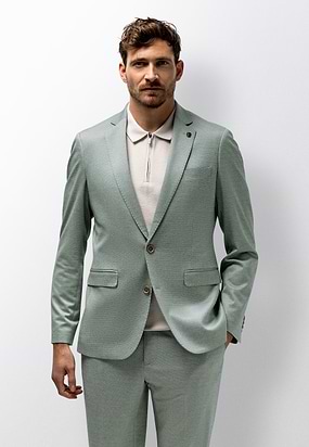 Regular-fit-blazer-met-stretch