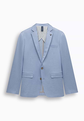 Regular-fit-blazer-met-stretch
