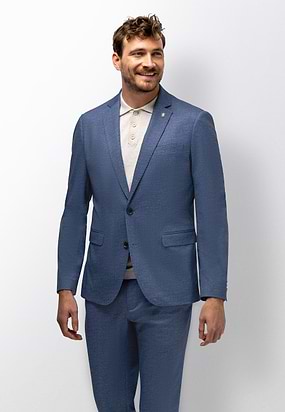 Halfgevoerde-blazer-met-stretch