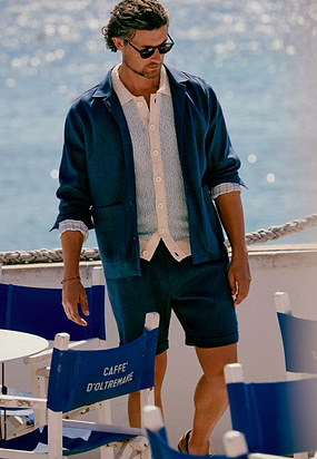 Regular-fit-blazer-met-opgestikte-zakken