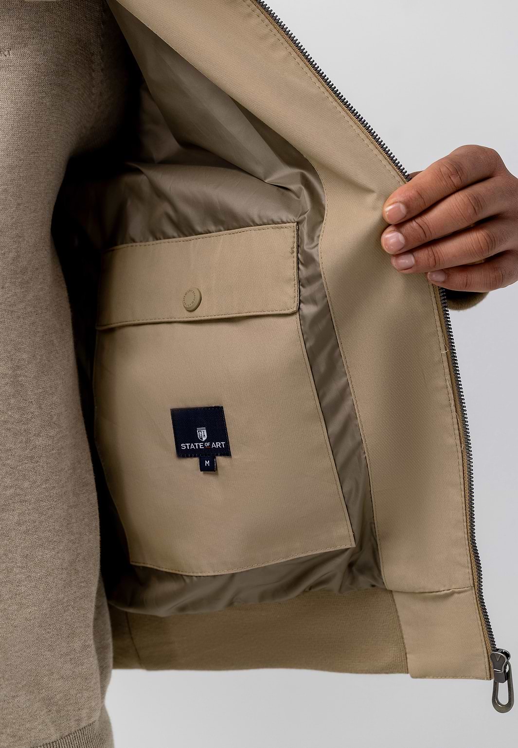 Korte-jas-van-katoenmix