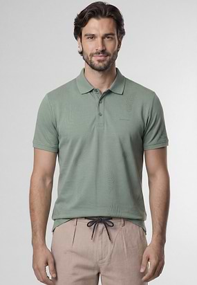 Piqué-polo-met-jacquard-bladmotief