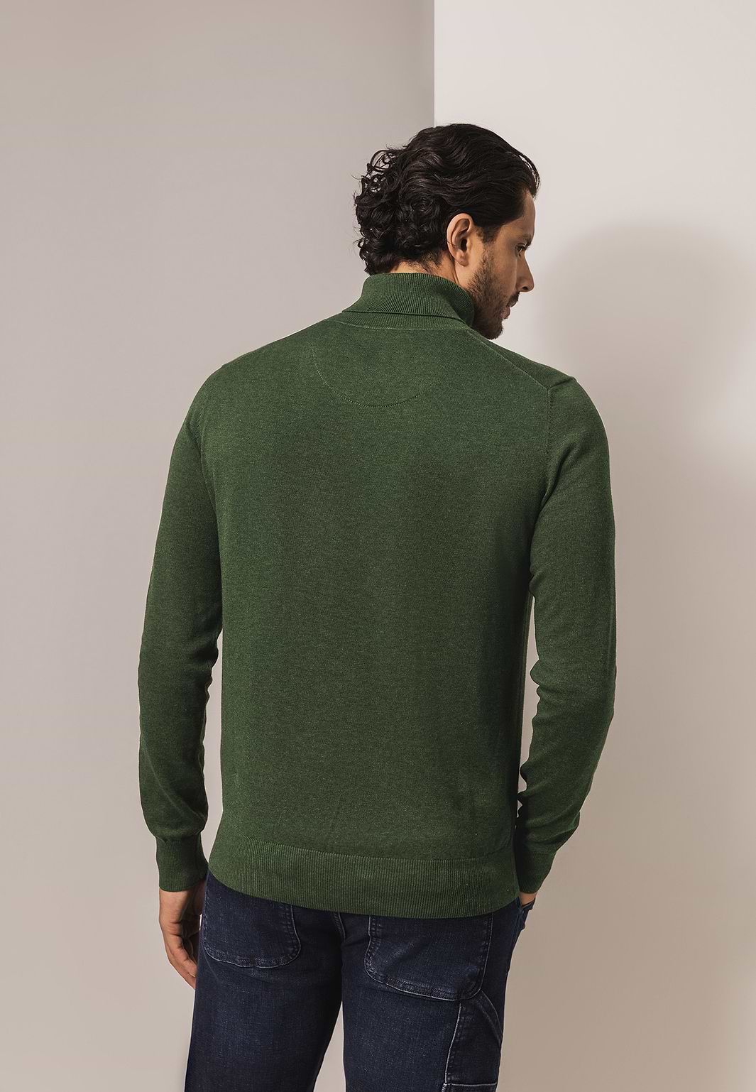 Pull-à-col-roulé-coupe-classique-en-coton