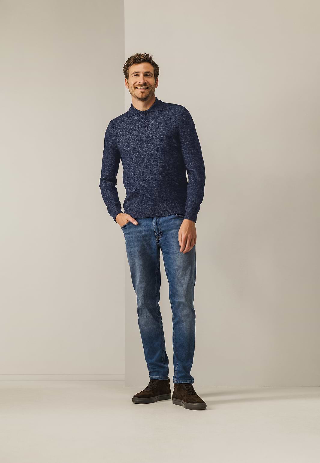 Gemêleerde-polo-van-een-acrylmix