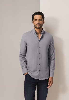 Overhemd-met-button-downkraag