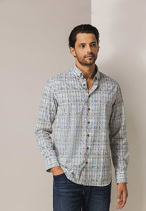 Overhemd-met-pied-de-poule-dessin