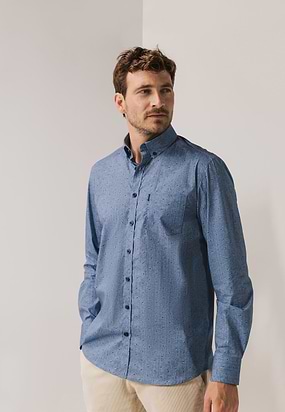 Overhemd-met-subtiele-all-over-print