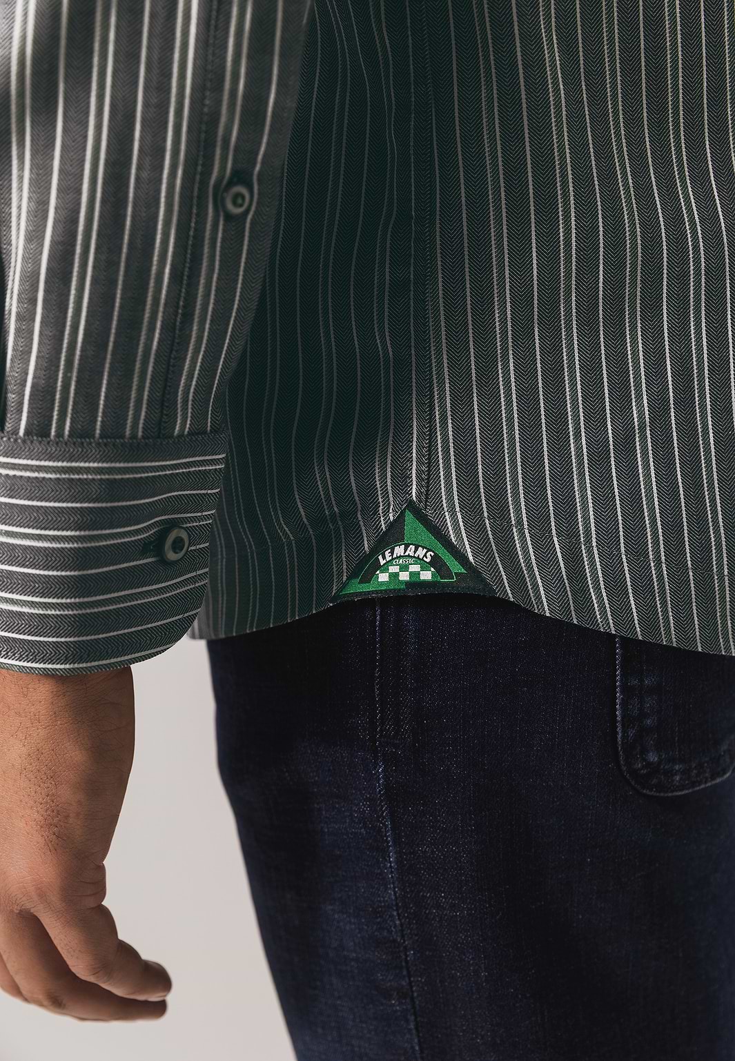 Chemise-LE-MANS-CLASSIC-à-rayures