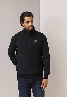 LE-MANS-CLASSIC-polar-fleece-sweatshirt-met-halve-rits