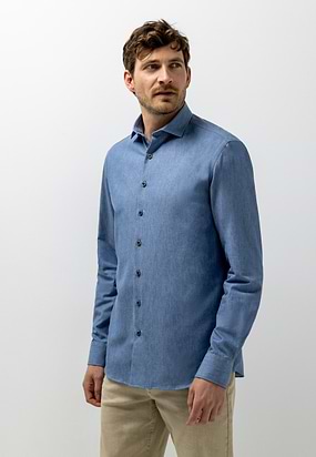 Overhemd-met-denimlook