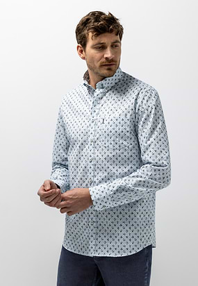 Overhemd-met-all-over-structuurprint