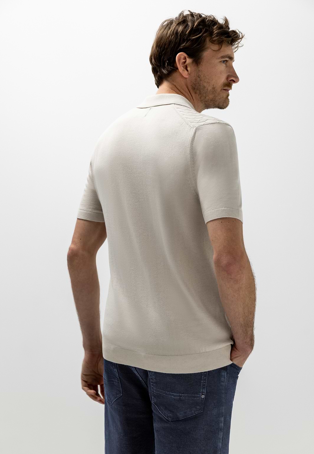 Polo-en-maille-texturé