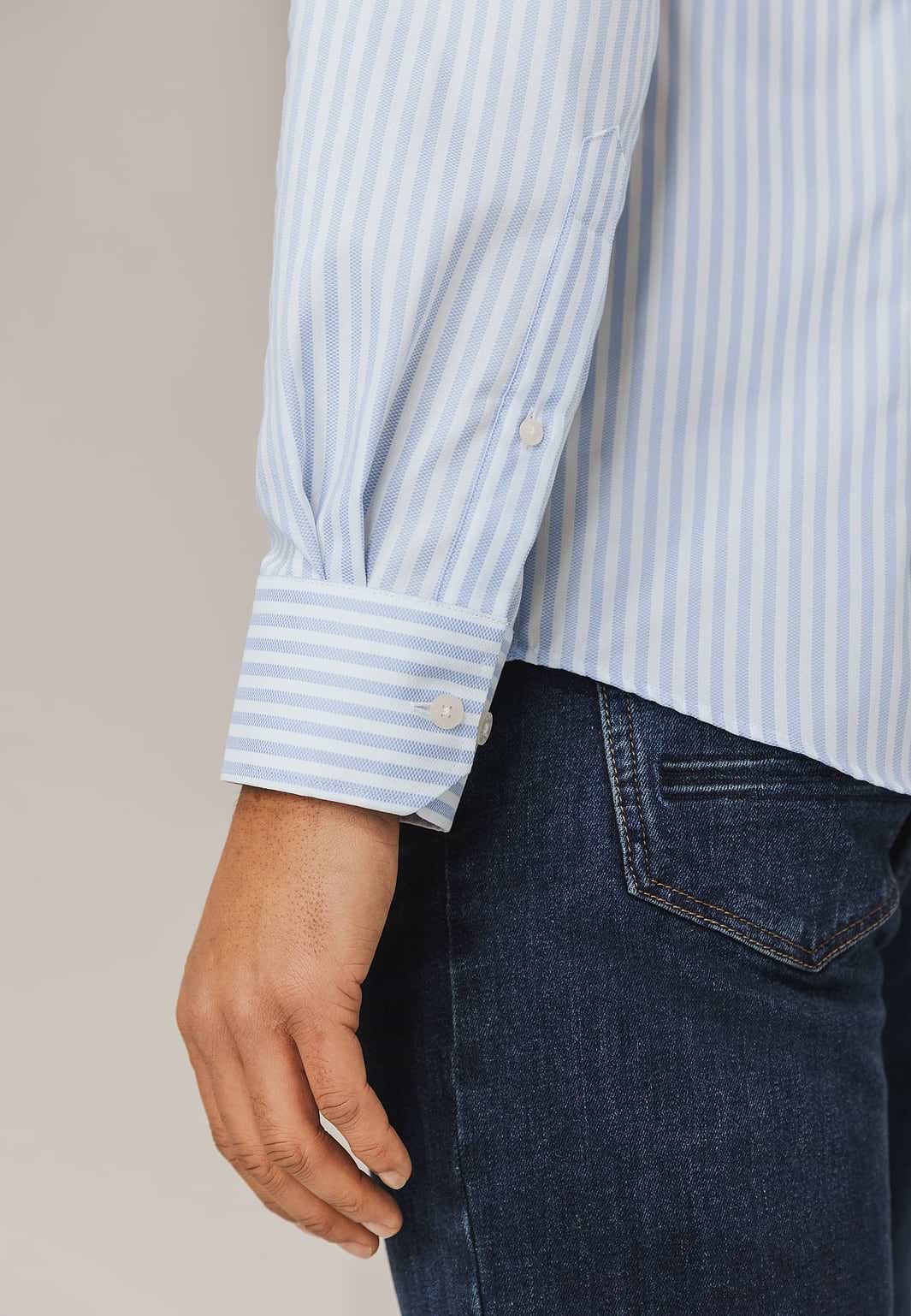 Chemise-ESSENTIALS-à-rayures