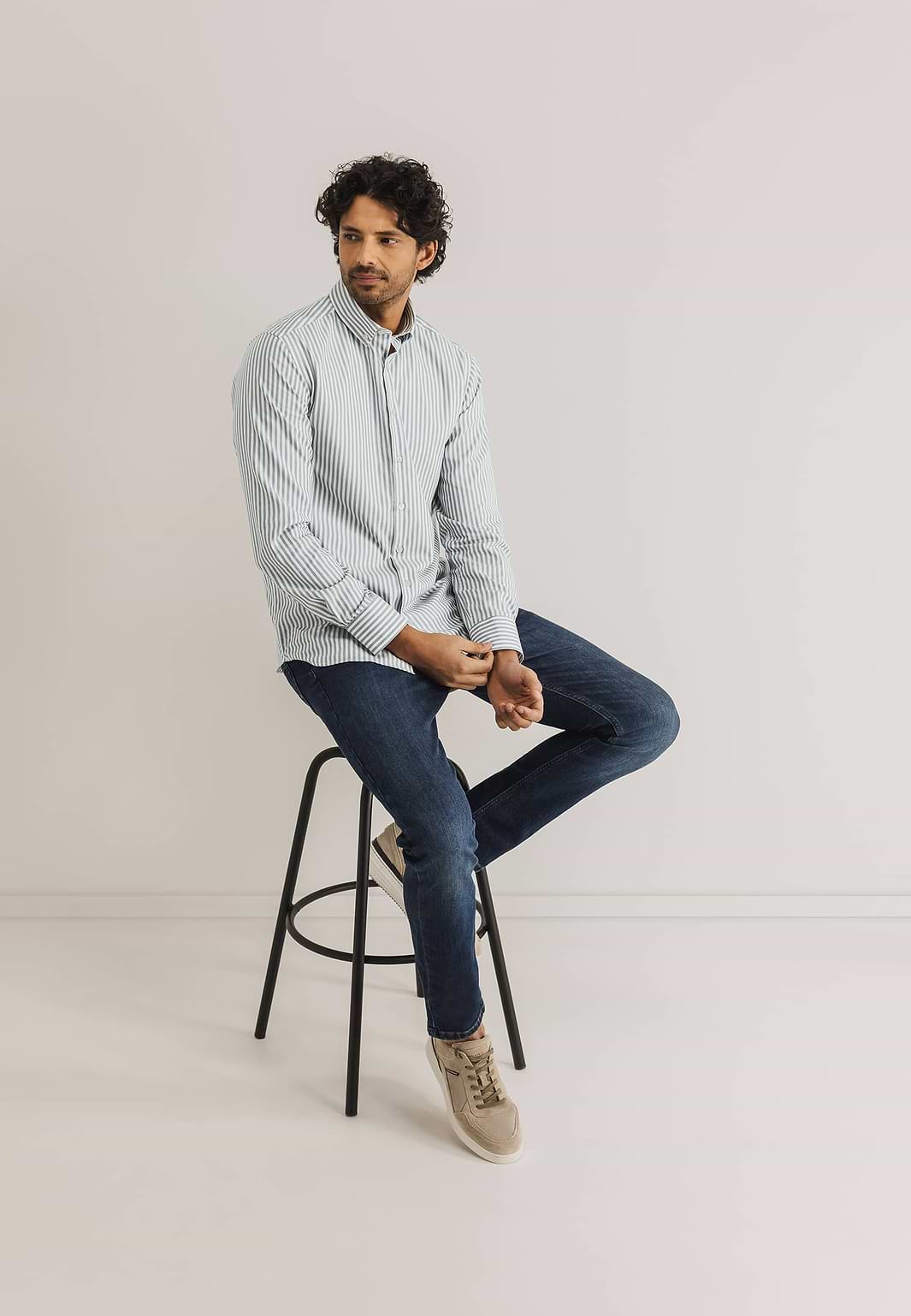 Chemise-ESSENTIALS-à-rayures
