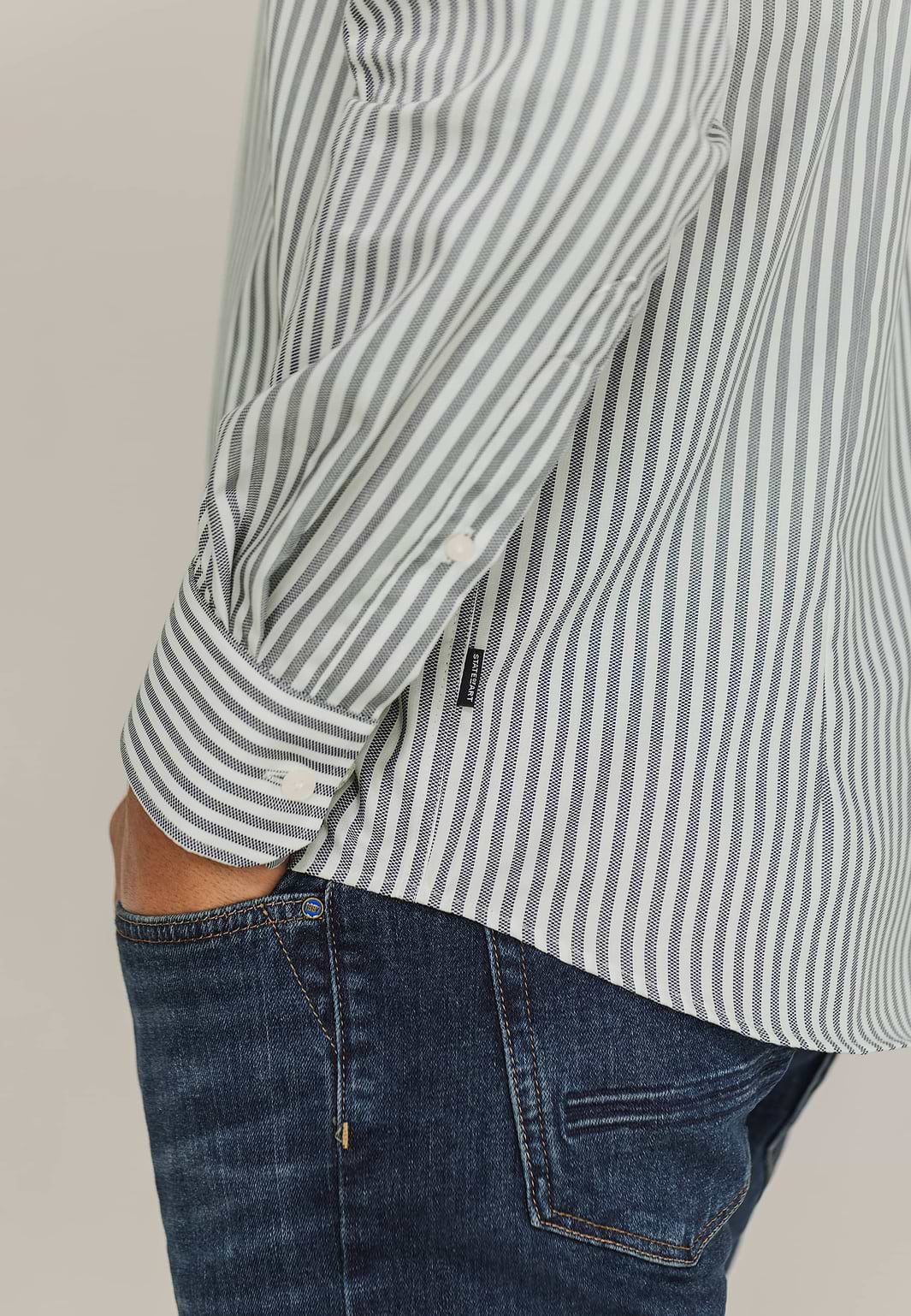 Chemise-ESSENTIALS-à-rayures