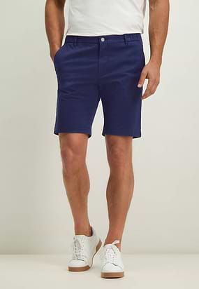 Stretch-short-met-elastische-details-zijkanten