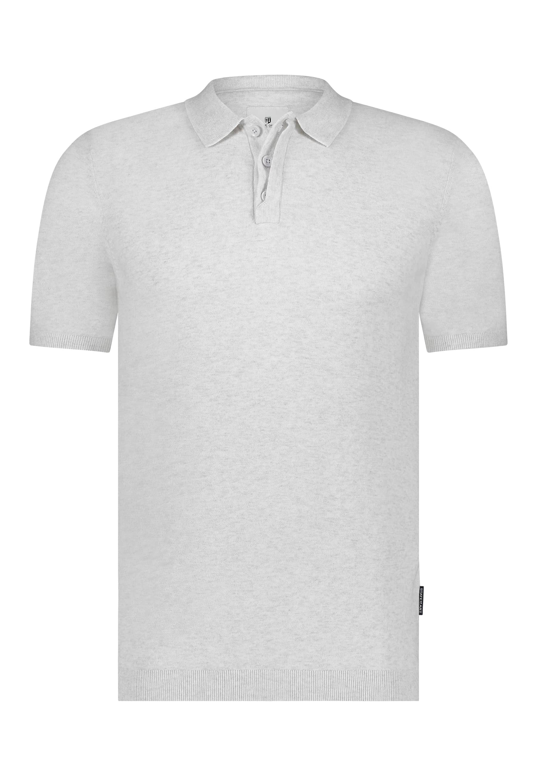Gebreide-polo-met-korte-mouwen
