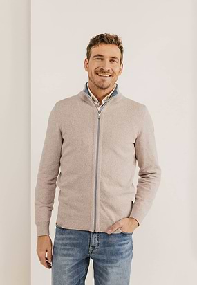 Mouliné-vest-van-een-katoenmix