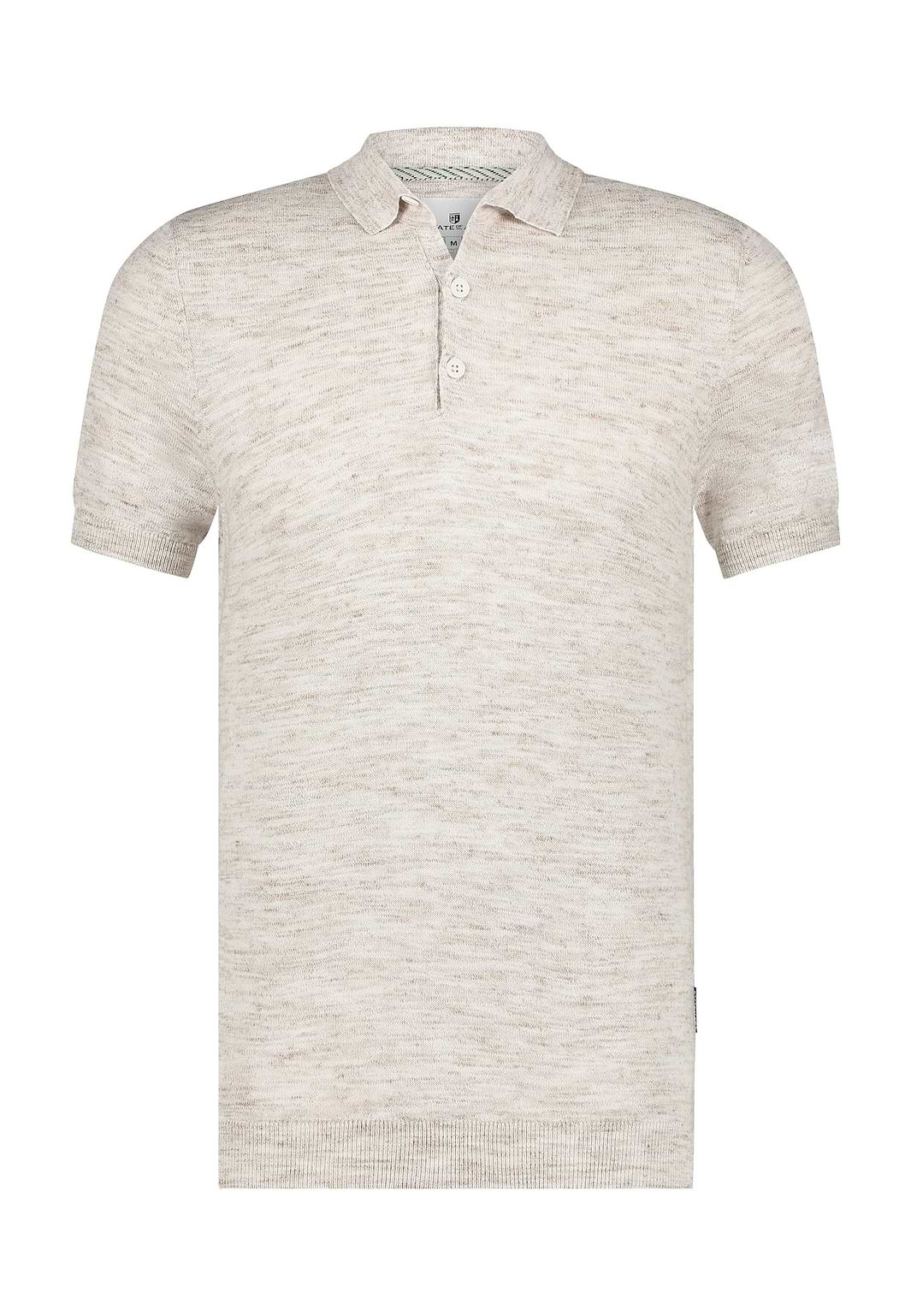 Gebreide-polo-gemêleerd