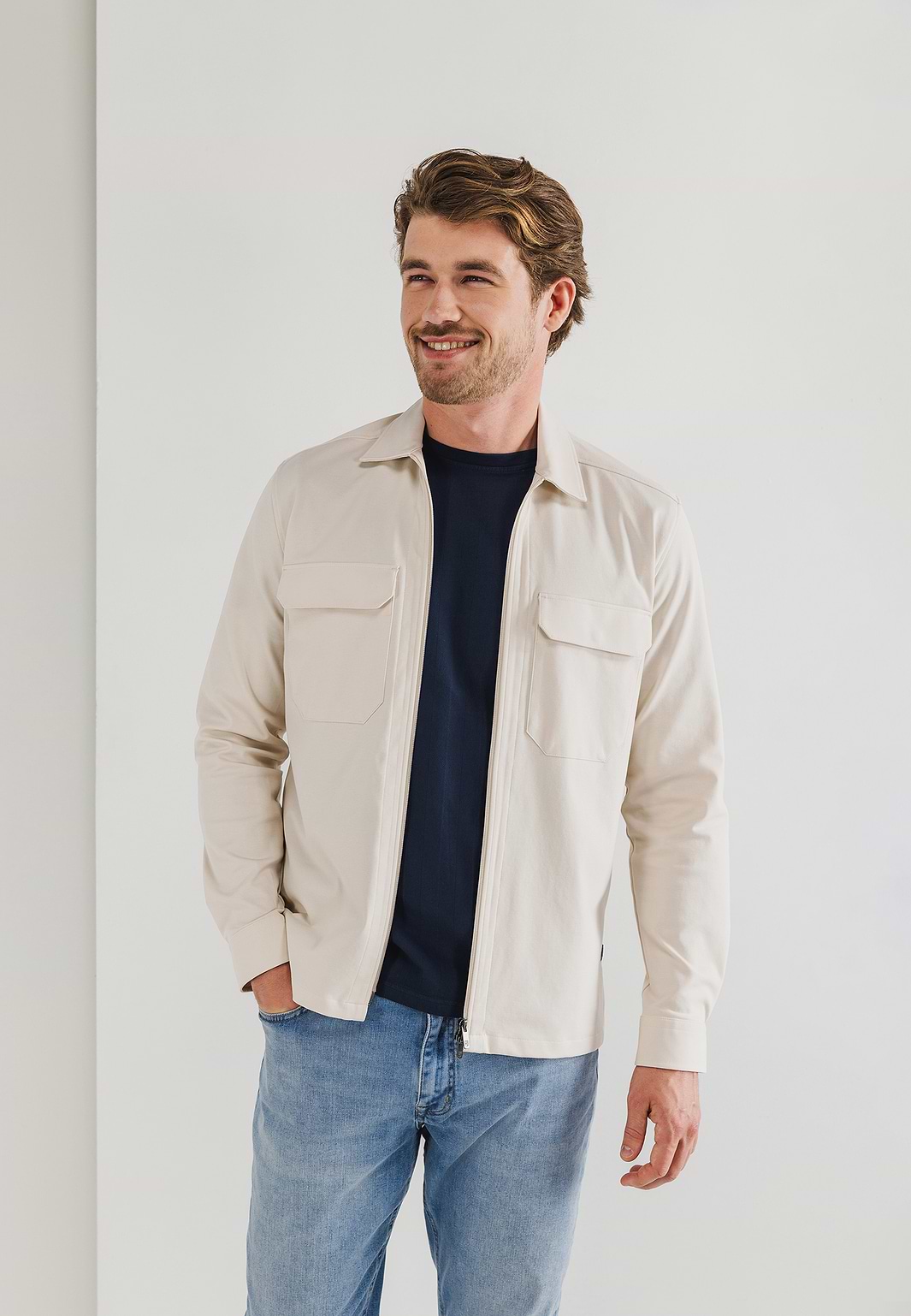 Overshirt-mit-Reißverschluss