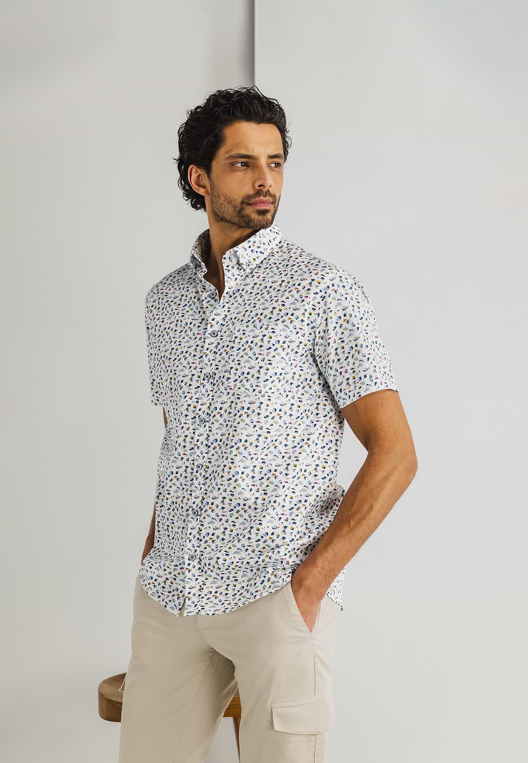 Twill-overhemd-van-katoen