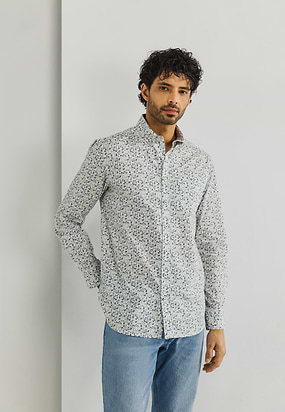 Poplin-overhemd-met-botanische-print