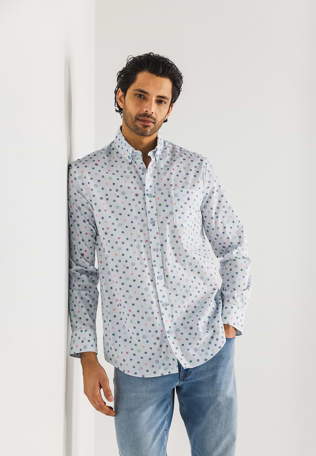 Poplin-overhemd-met-streepdessin