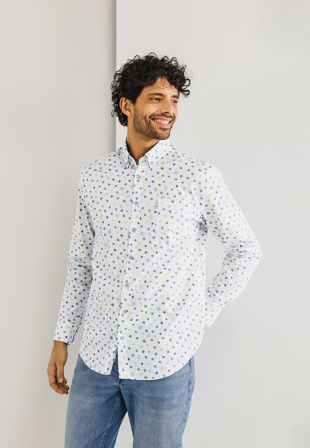 Poplin-overhemd-met-streepdessin