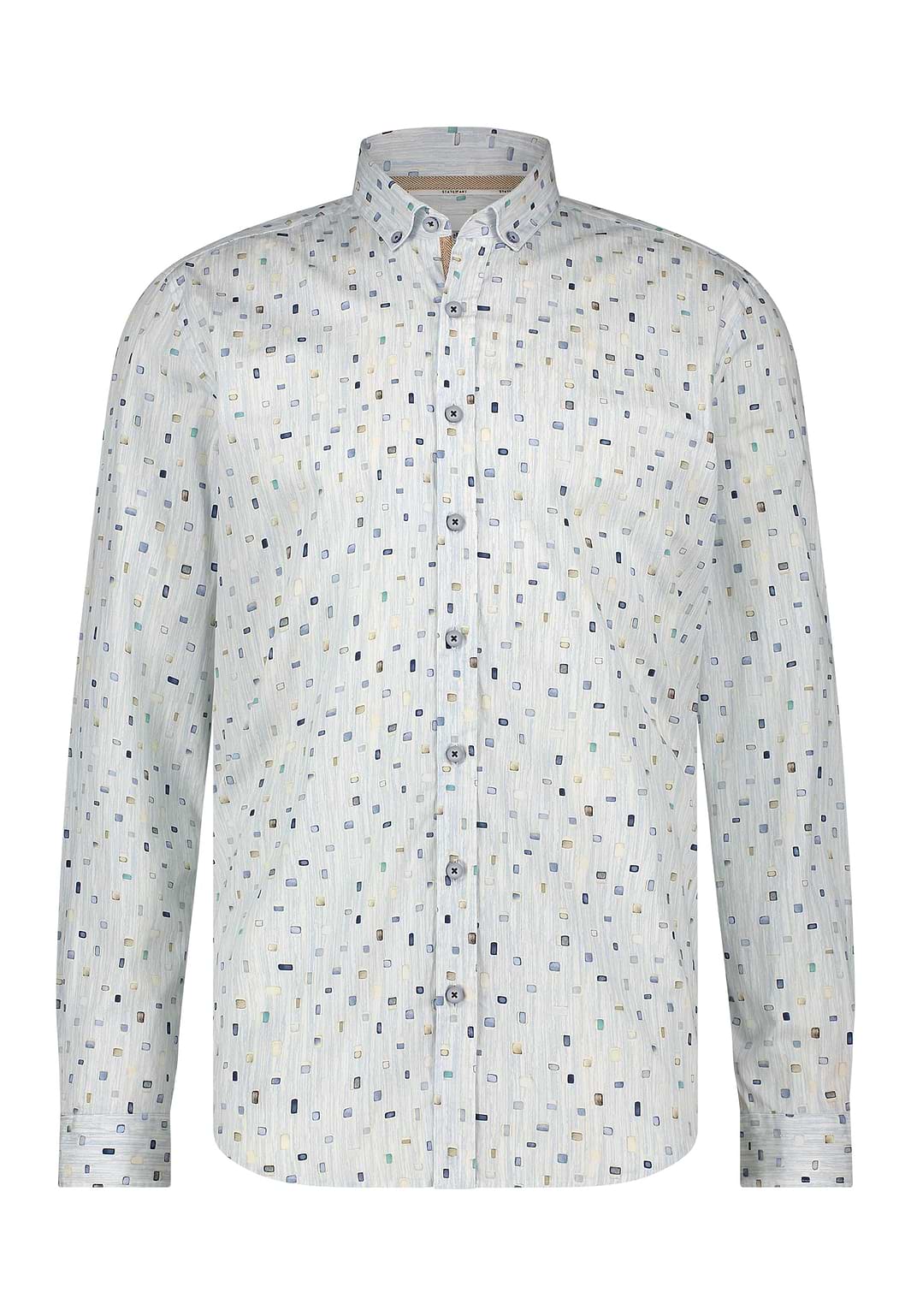 Twill-overhemd-met-abstract-patroon