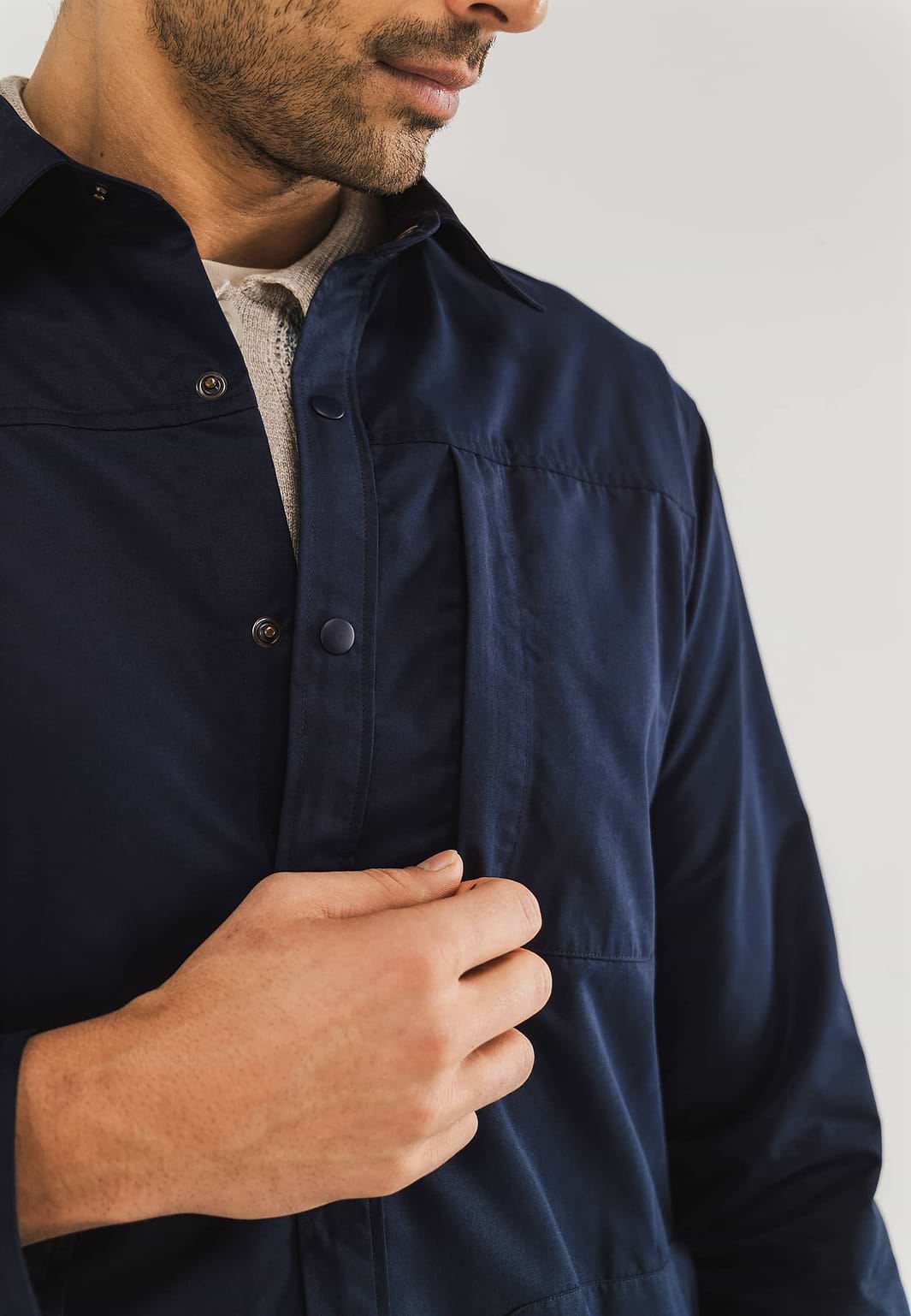 Overshirt-met-drukknoopsluiting
