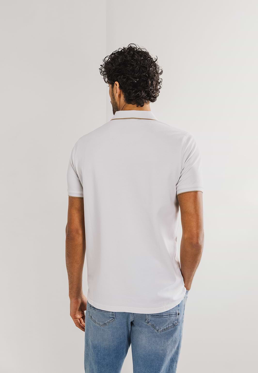 Piqué-Poloshirt-aus-Baumwoll-Stretch