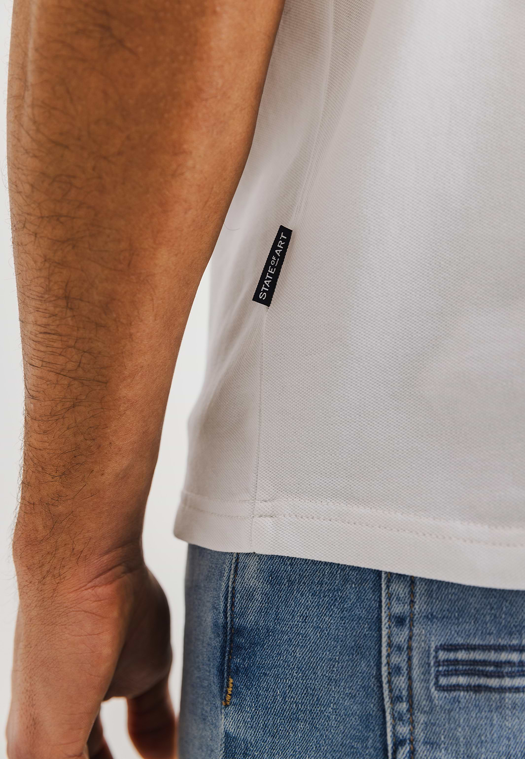 Piqué-Poloshirt-aus-Baumwoll-Stretch