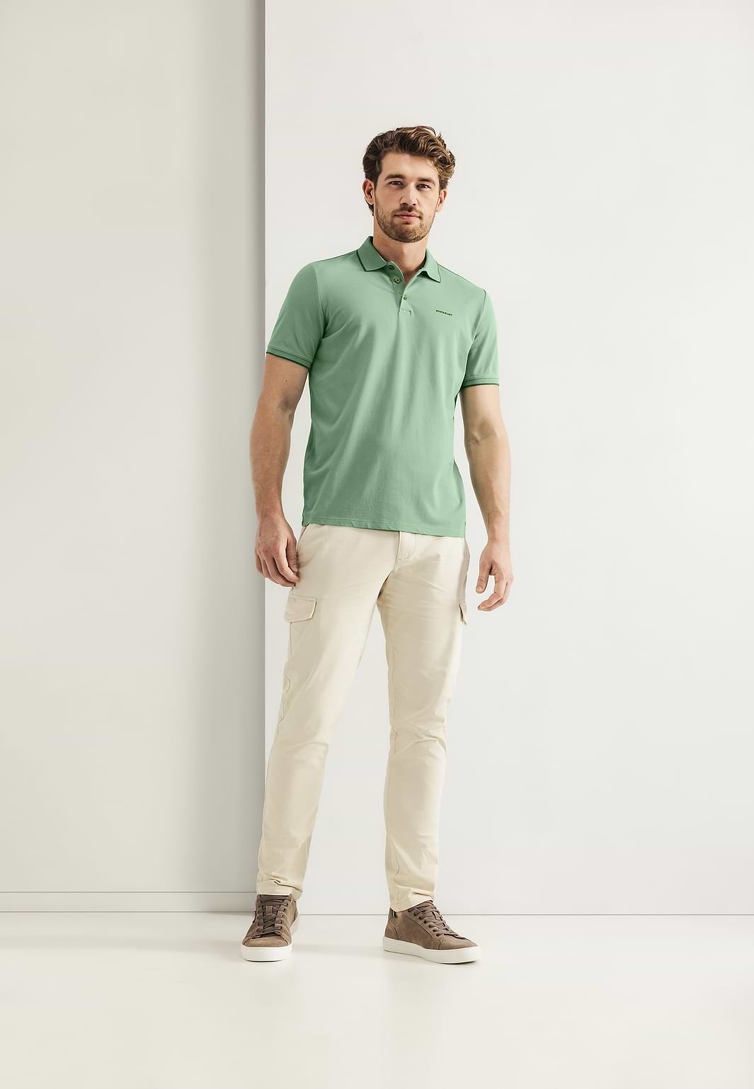 Piqué-polo-in-cotton-stretch