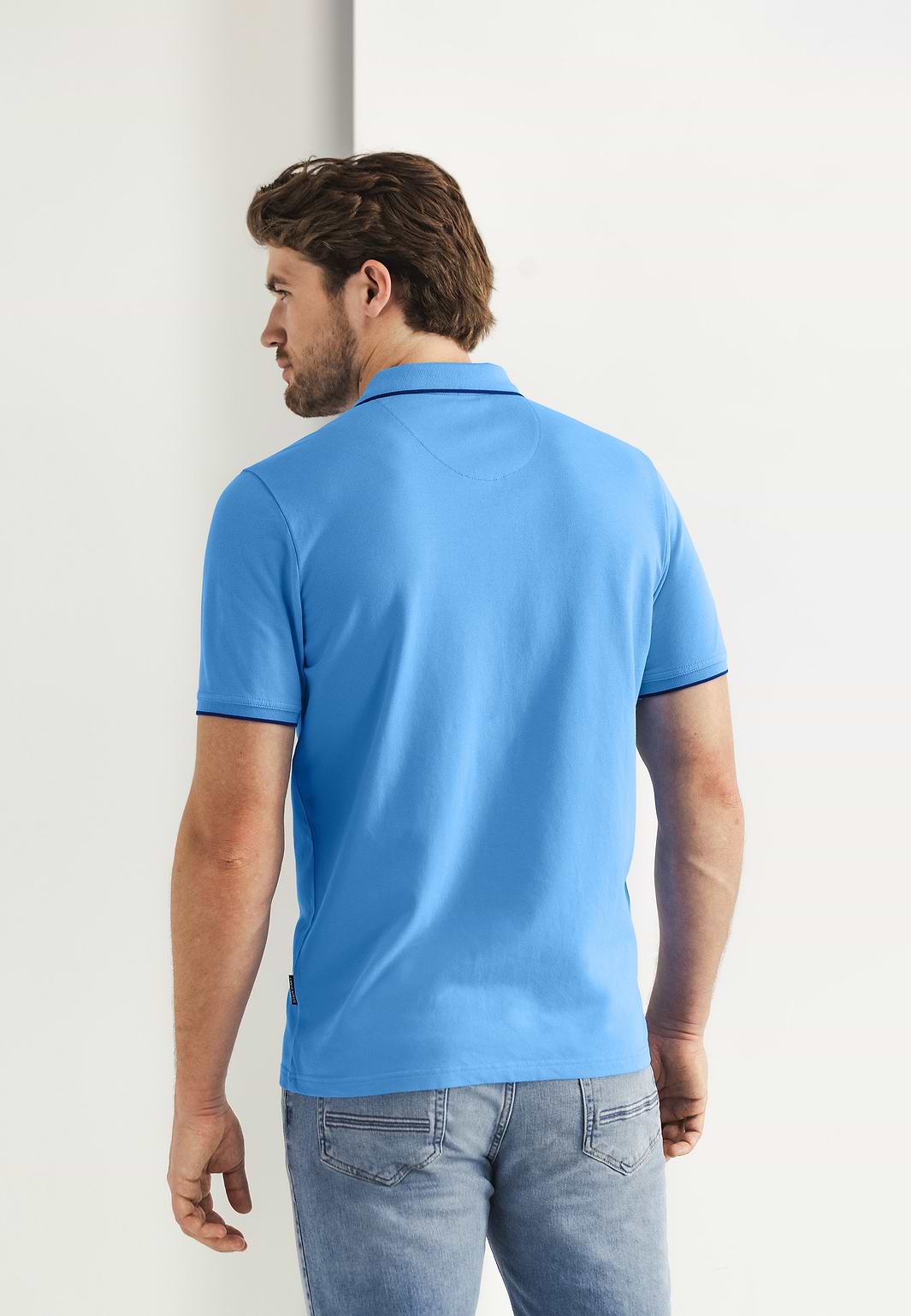 Piqué-polo-in-cotton-stretch