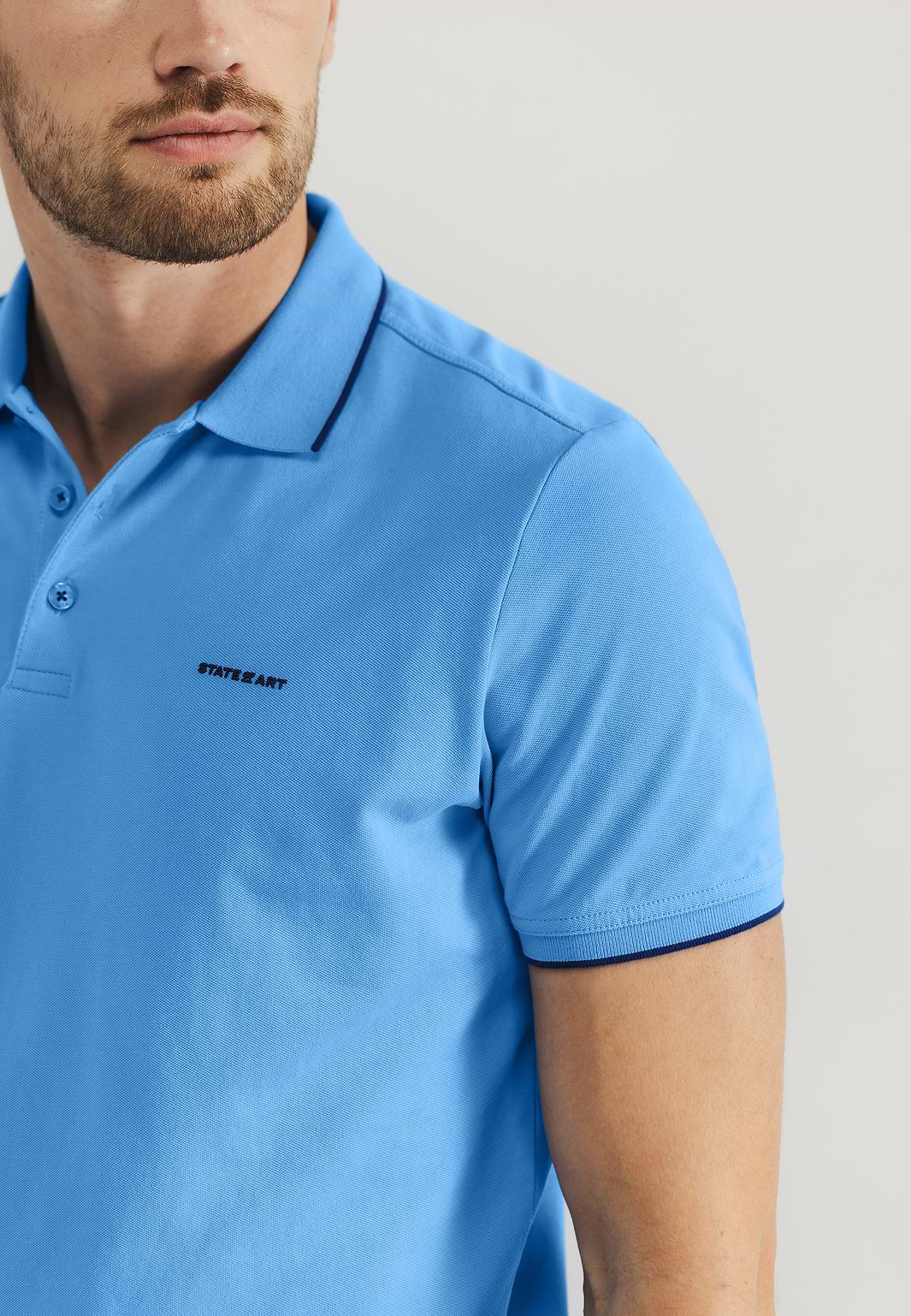 Piqué-polo-in-cotton-stretch
