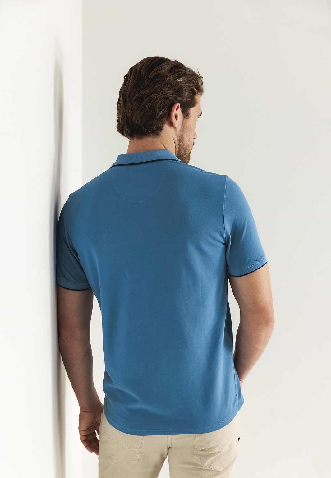 Piqué-polo-in-cotton-stretch