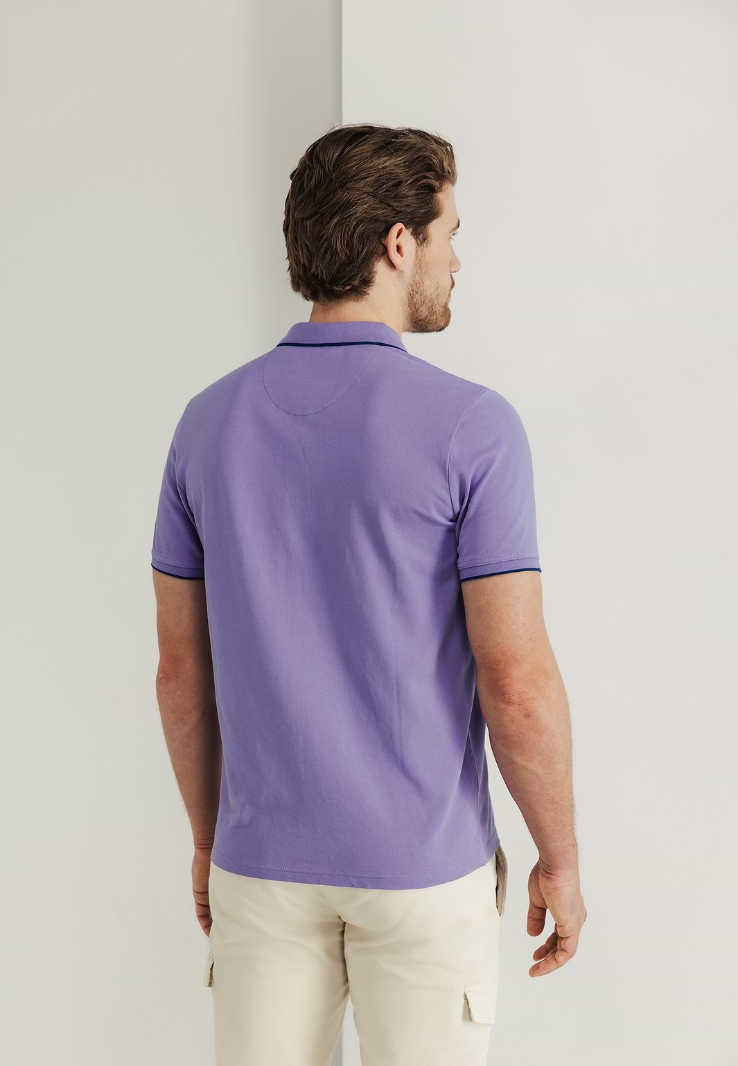 Piqué-polo-in-cotton-stretch