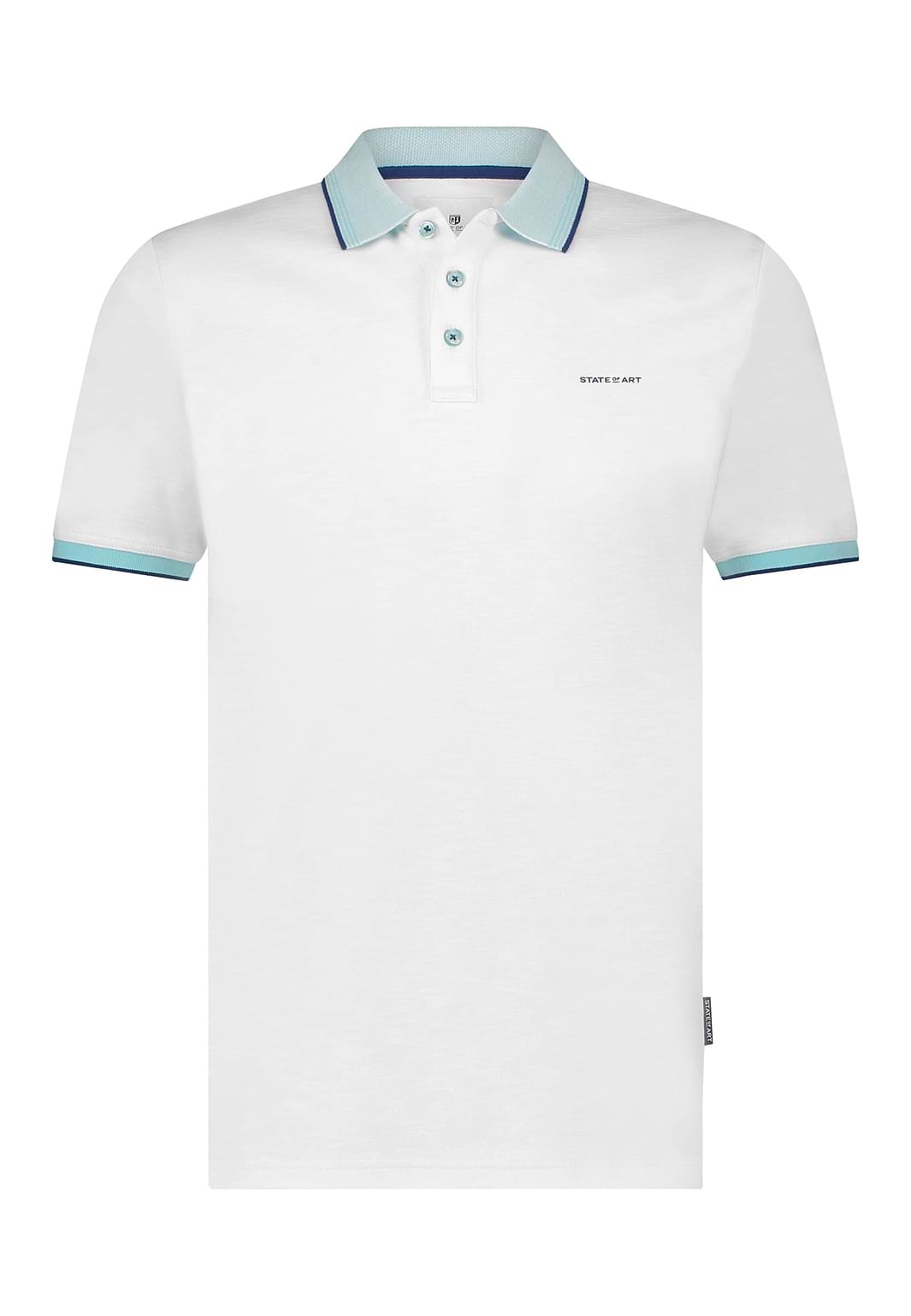 Gemêleerde-polo-met-streepdetails