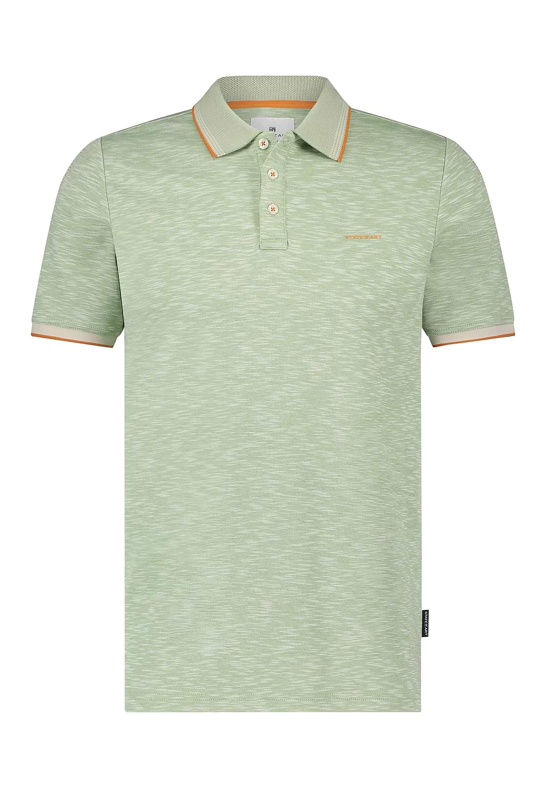 Gemêleerde-polo-met-streepdetails