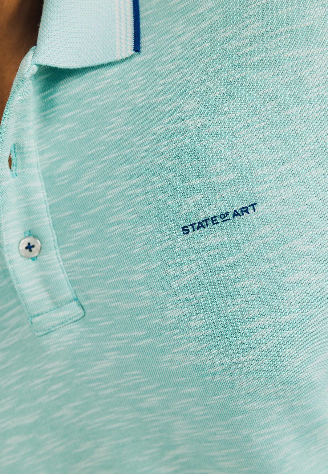 Gemêleerde-polo-met-streepdetails