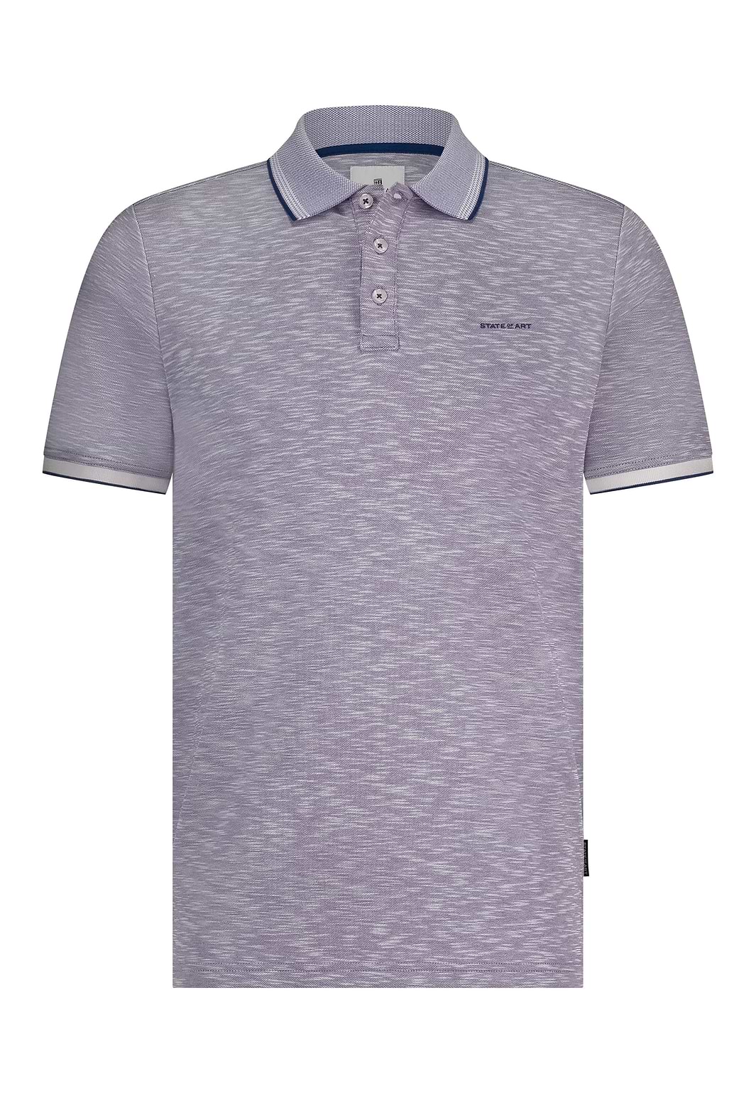 Gemêleerde-polo-met-streepdetails