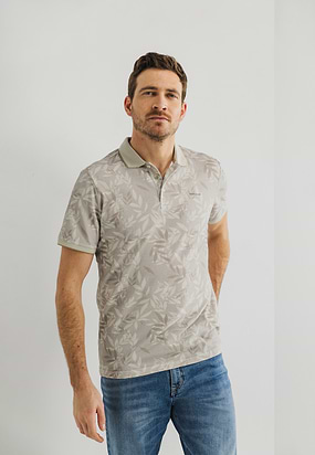 Bedrukte-jersey-polo-met-oxford-kraag