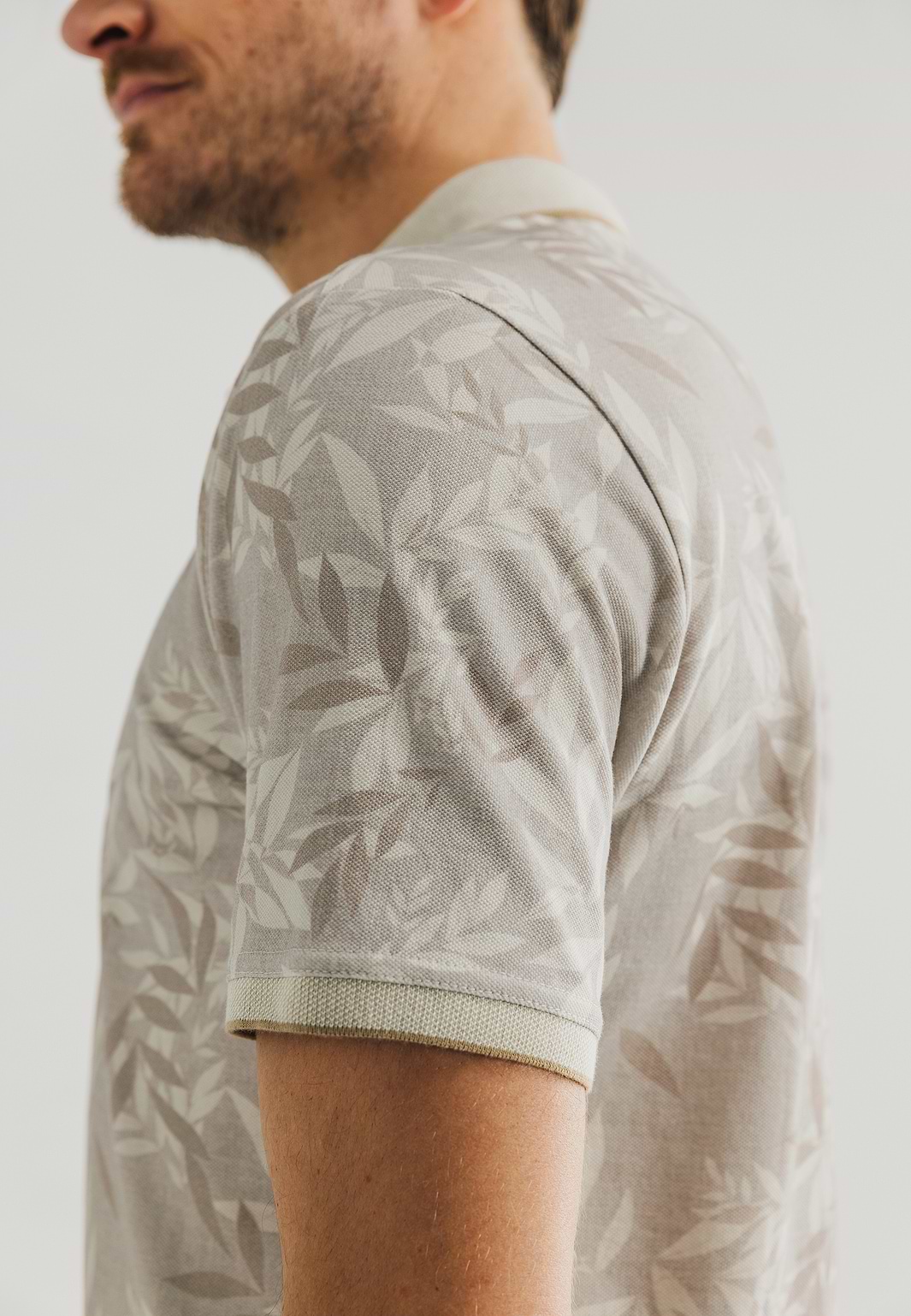 Bedrukte-jersey-polo-met-oxford-kraag