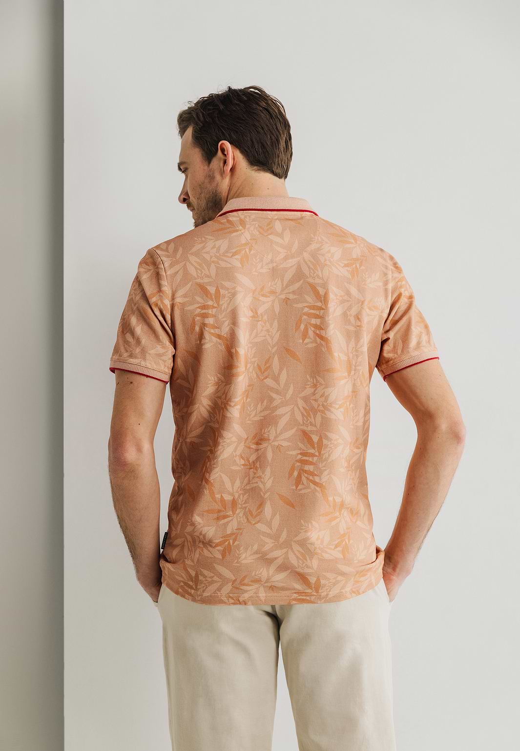 Bedrukte-jersey-polo-met-oxford-kraag