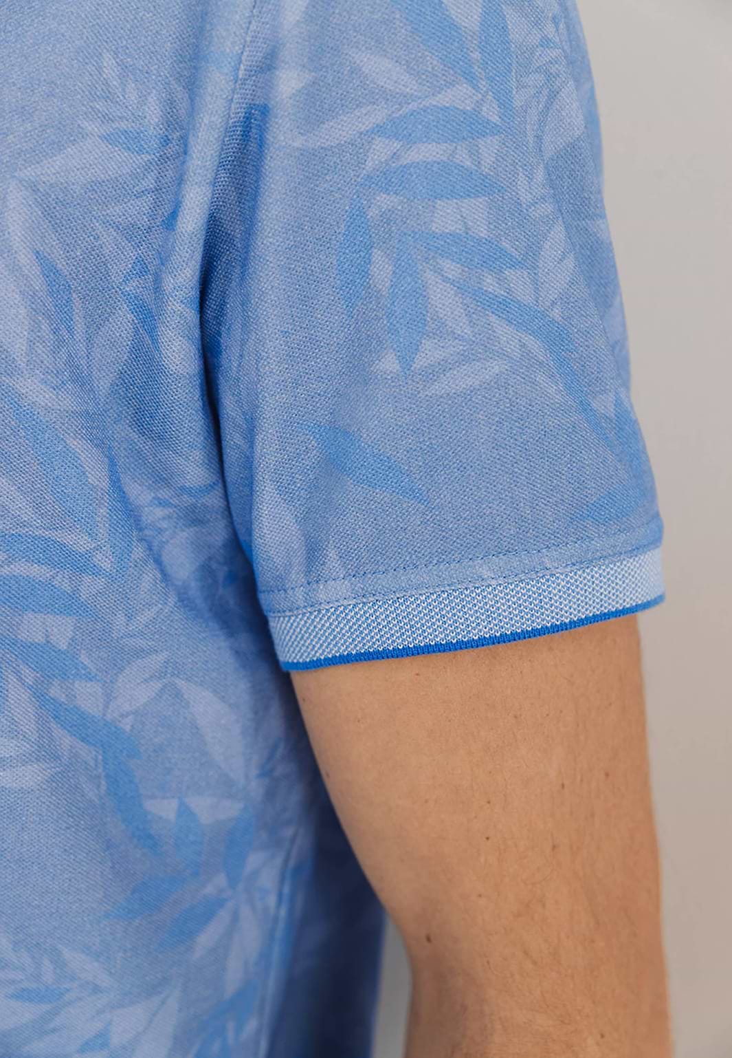 Bedrukte-jersey-polo-met-oxford-kraag